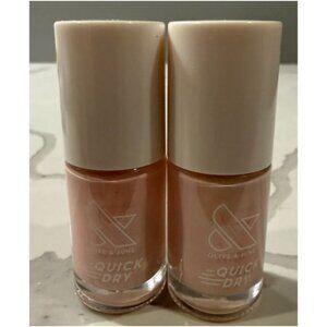 Olive & June Quick Dry Nail Polish Pointe 0.3 Fl Oz Set Of 2